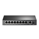TP-LINK TL-SF1009P - Unmanaged - Fast Ethernet (10/100) - Vollduplex - Power over Ethernet (PoE)