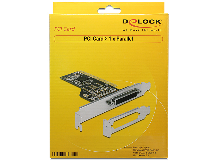 Delock 89362 - PCI - Parallel - 0,0015 Gbit/s - Windows 7 Home Basic,Windows 7 Home Basic x64,Windows 7 Home Premium,Windows 7 Home Premium...