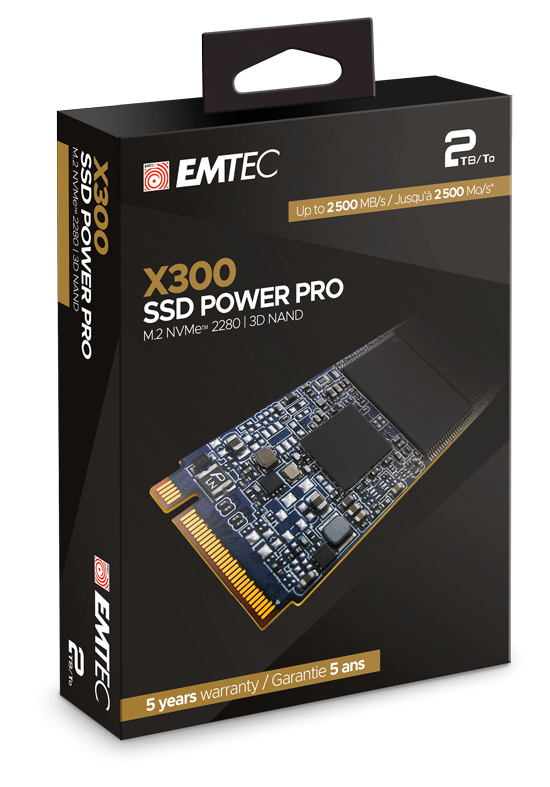 EMTEC X300 NVMe 2.000 GB - Solid State Disk
