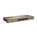 Tenda TEG1024F - Unmanaged - L2 - Gigabit Ethernet (10/100/1000) - Vollduplex - Rack-Einbau - 1U