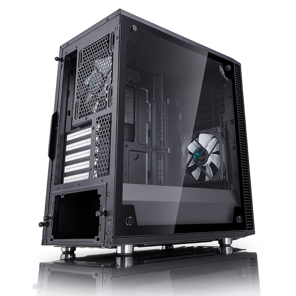 Fractal Design Define Mini C TG - Mini Tower - PC - Schwarz - ITX,Mini-ATX - 17,2 cm - 31,5 cm