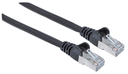 Intellinet Premium Netzwerkkabel - Cat6 - S/FTP - 100% Kupfer - Cat6-zertifiziert - LS0H - RJ45-Stecker/RJ45-Stecker - 30,0 m - schwarz - 30 m - Cat6 - S/FTP (S-STP) - RJ-45 - RJ-45 - Schwarz