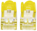 Intellinet Premium Netzwerkkabel - Cat6 - S/FTP - 100% Kupfer - Cat6-zertifiziert - LS0H - RJ45-Stecker/RJ45-Stecker - 7,5 m - gelb - 7,5 m - Cat6 - S/FTP (S-STP) - RJ-45 - RJ-45 - Gelb