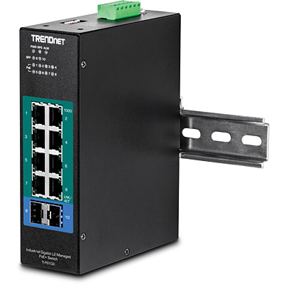 TRENDnet TI-PG102I - Managed - L2 - Gigabit Ethernet (10/100/1000) - Vollduplex - Power over Ethernet (PoE)