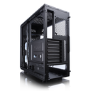 Fractal Design Focus G - Midi Tower - PC - Schwarz - ATX - ITX - micro ATX - Weiß - Taschenlüfter - Vorderseite