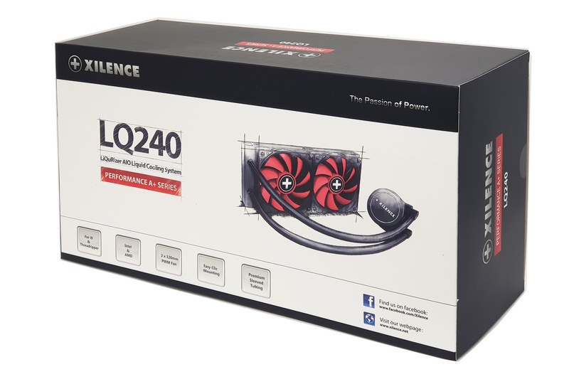 Xilence LQ240 - Kühlset - 12 cm - 700 RPM - 1800 RPM - 32,2 dB - 70 cfm
