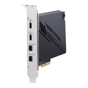 ASUS ThunderboltEX 4 - PCIe - Mini DisplayPort - PCIe - Thunderbolt - USB 2.0 - USB 3.2 Gen 2 (3.1 Gen 2) - PCIe 3.0 - Schwarz - PC - Intel Thunderbolt 4 JHL8540