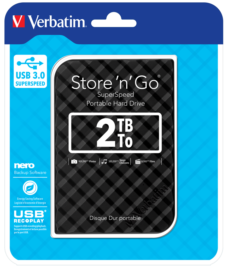 Verbatim Store 'n' Go Portable - Festplatte - 2 TB