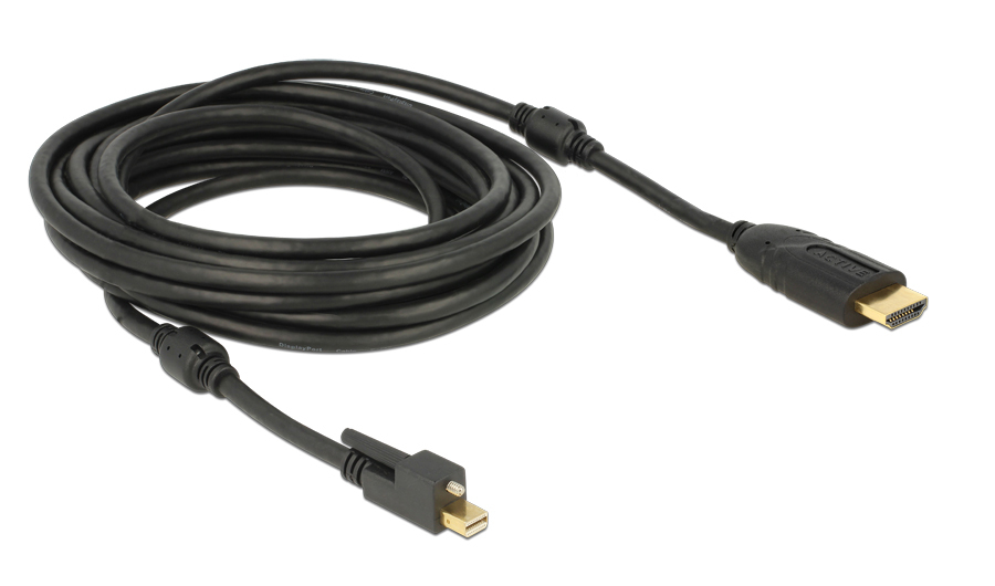 Delock Videokabel - DisplayPort / HDMI - Mini DisplayPort (M) bis HDMI (M)