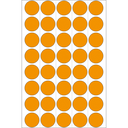 HERMA Vielzwecketiketten/Farbpunkte Ø 19 mm rund leuchtorange Papier matt Trägerpapier perforiert 960 St. - Orange - Kreis - Zellulose - Papier - Deutschland - 19 mm - 19 mm
