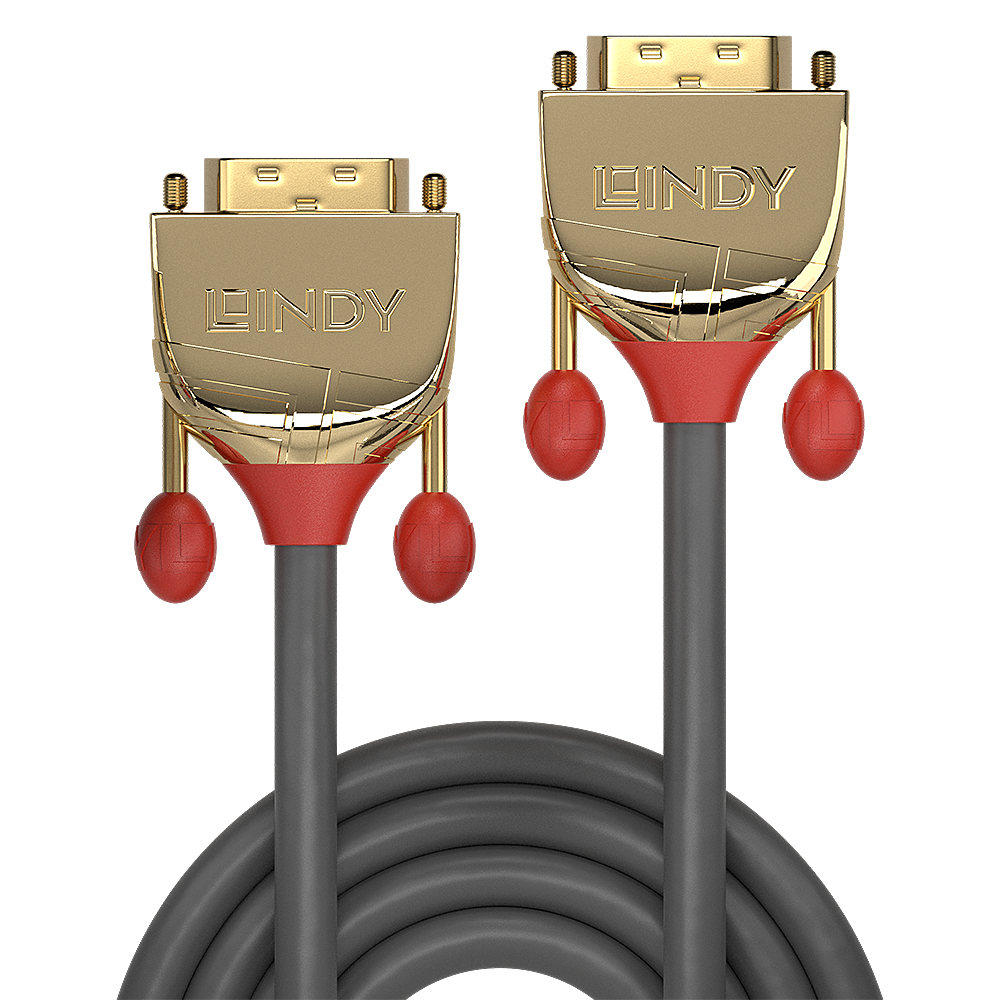 Lindy 36216 15m DVI-D DVI-D Gold DVI-Kabel