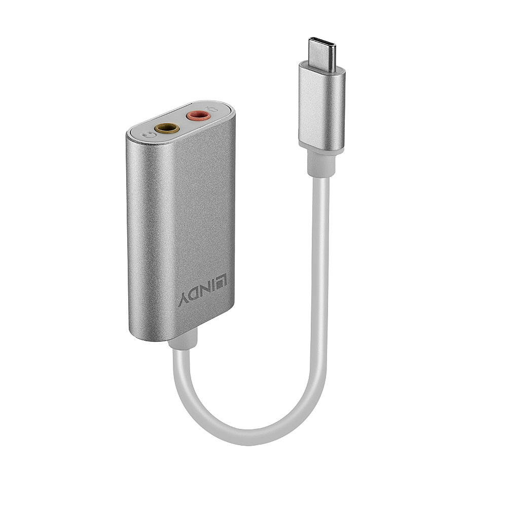 Lindy 42711 USB 2 x 3.5 Weiß Kabelschnittstellen-/adapter