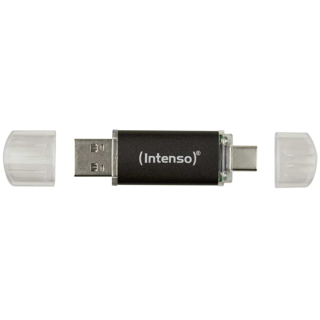 Intenso USB 128GB TWIST LINE bk 3.0| Interface USB 3.2 Gen 1 USB-C und USB-A