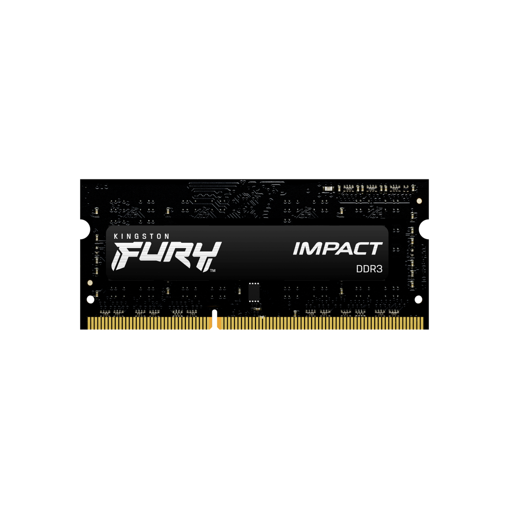 Kingston FURY Impact memoria 8 GB 1 x 8 DDR3L 1866 MHz 8GB DDR3L-1866Mhz CL11SODIMM - 1 - 8 GB - DDR3L