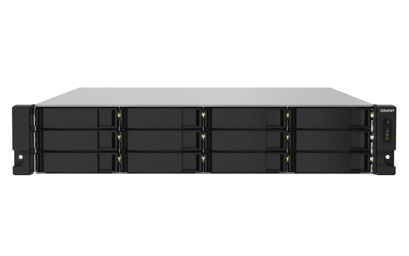 QNAP TS-1232PXU-RP - NAS - Rack (2U) - Annapurna Labs - AL324 - Schwarz