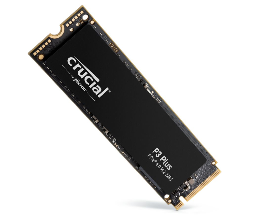 Crucial P3 PLUS 500GB 3D NAND NVME PCIE - Solid State Disk - NVMe