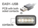 Delock 2m USB 2.0 A - B m/m - 2 m - USB A - USB B - USB 2.0 - Männlich/Männlich - Schwarz