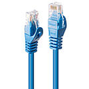 Lindy 48172 1m Cat6 U/UTP (UTP) Blau Netzwerkkabel