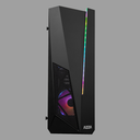 AZZA Thor 320 DH - Midi Tower - PC - Stahl - Gehärtetes Glas - Schwarz - ATX,Micro ATX - Gaming