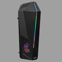 AZZA Thor 320 DH - Midi Tower - PC - Stahl - Gehärtetes Glas - Schwarz - ATX,Micro ATX - Gaming