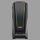 AZZA Chroma 410A - Midi Tower - PC - Schwarz - ATX,Micro ATX - 16,2 cm - 40 cm