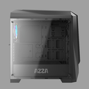 AZZA Chroma 410A - Midi Tower - PC - Schwarz - ATX,Micro ATX - 16,2 cm - 40 cm