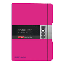 Herlitz 11361474 - Pink - A4 - 80 Blätter - 80 g/m² - Kariertes Papier