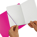 Herlitz 11361474 - Pink - A4 - 80 Blätter - 80 g/m² - Kariertes Papier