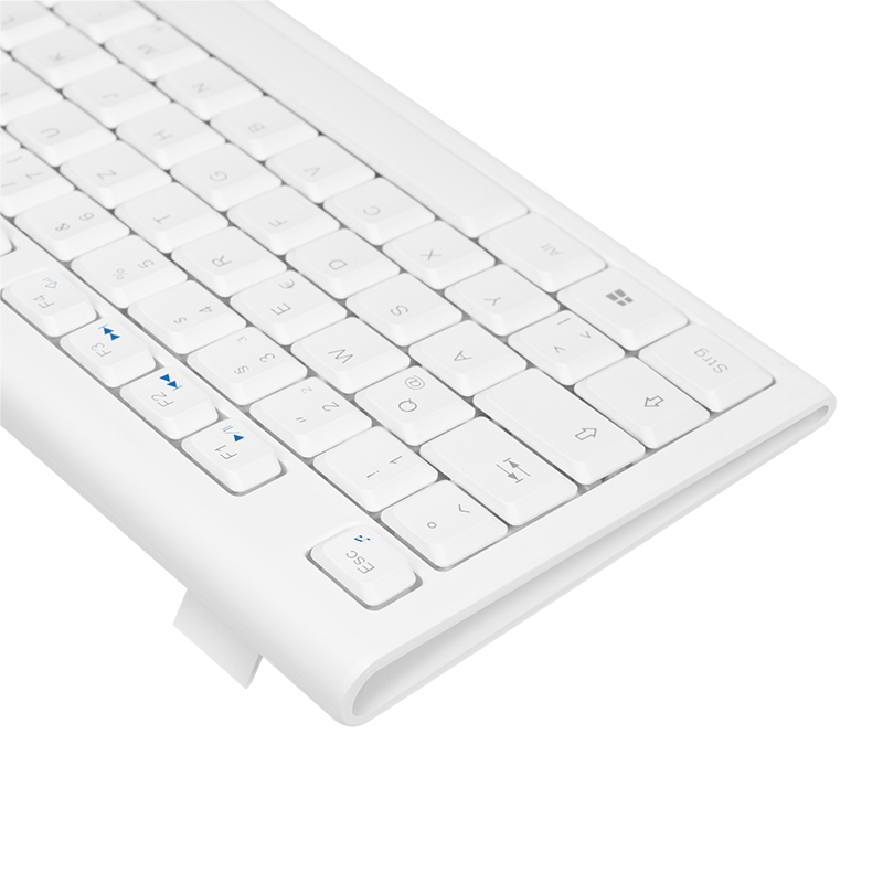 LogiLink Keyboard Mouse Combo wireless - Standard - Kabellos - USB - Weiß - Maus enthalten