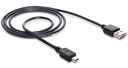 Delock 5m USB 2.0 A - mini USB m/m - 5 m - USB A - Mini-USB A - USB 2.0 - Männlich/Männlich - Schwarz