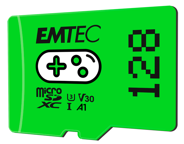 EMTEC microSD 128GB 100/95 Gaming gn ETC| mSD UHSI U3 V30 A1