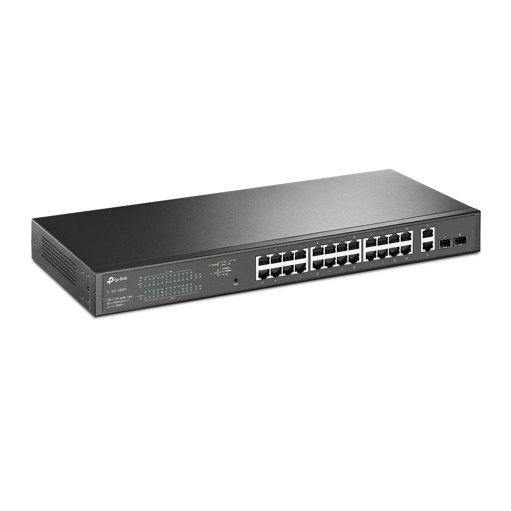 TP-LINK TL-SG1428PE - Managed - Gigabit Ethernet (10/100/1000) - Power over Ethernet (PoE) - Rack-Einbau - 1U