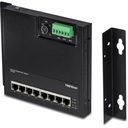 TRENDnet TI-PG80F - Unmanaged - Gigabit Ethernet (10/100/1000) - Vollduplex - Power over Ethernet (PoE) - Wandmontage