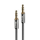 Lindy 35320 Audio-Kabel 0,5 m 3.5mm Anthrazit