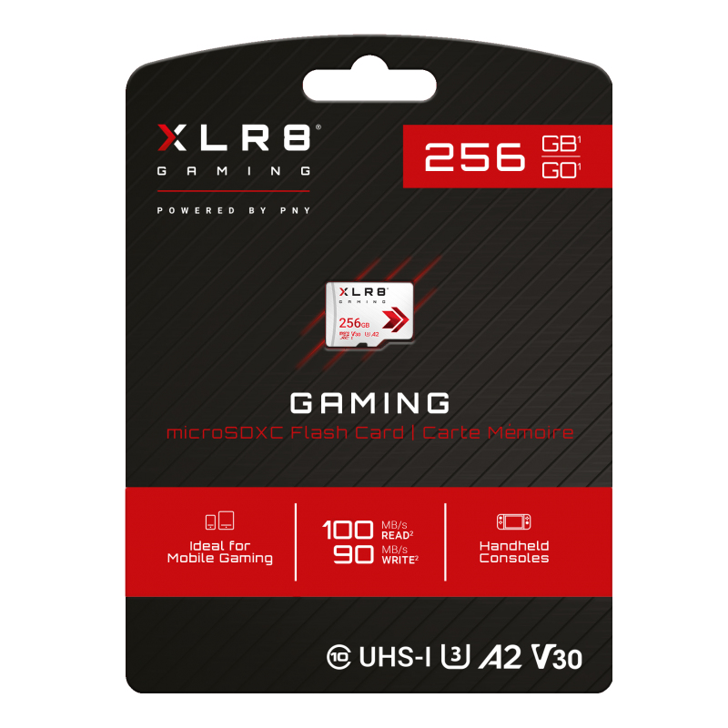 PNY XLR8 256GB Gaming Class 10 U3 V30 microSDXC Flash Memory Card? - Extended Capacity SD (MicroSDHC)