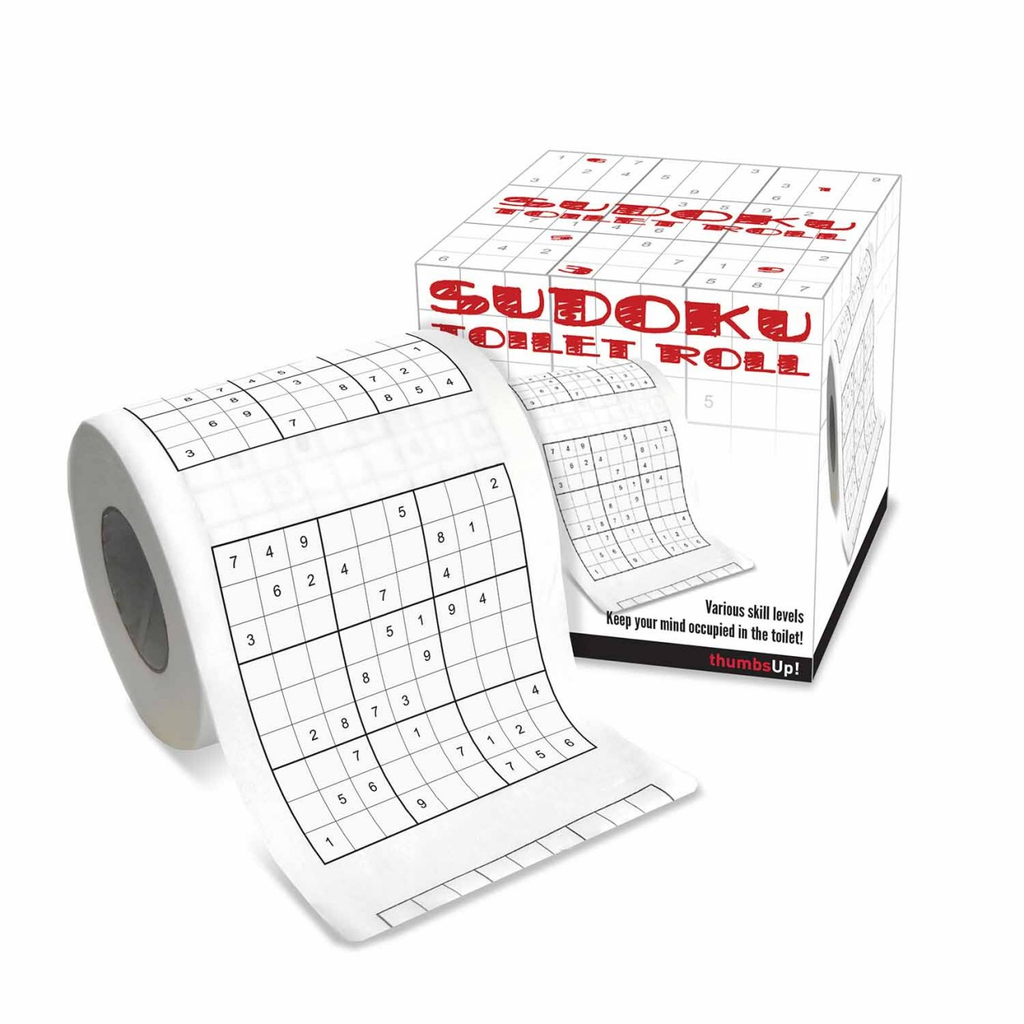 Thumbs Up ! Toilettenpapier"Sudoku" 15m/150Blatt weiß