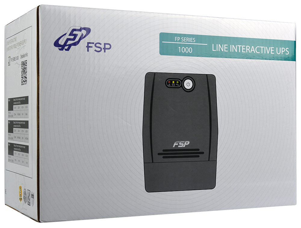 FSP Fortron FP 1000 - Line-Interaktiv - 1000 VA - 600 W - Sine - 162 V - 290 V