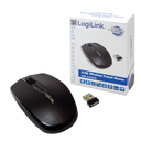 LogiLink ID0114 - Beidhändig - Optisch - RF Wireless - 1200 DPI - Schwarz