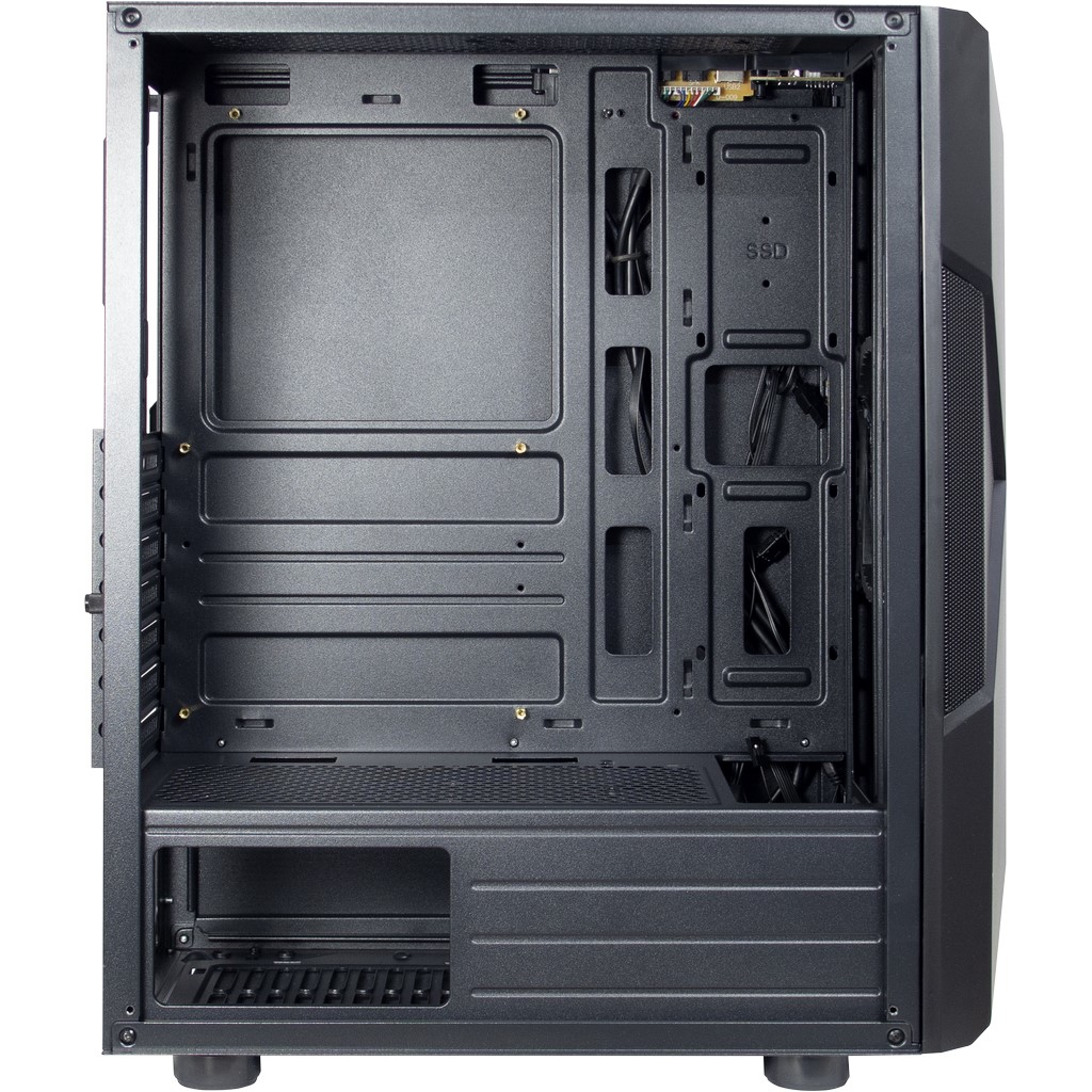 Inter-Tech IT-3306 CAVY - Tower - PC - Acryl - Schwarz - ATX - ITX - micro ATX - Multi