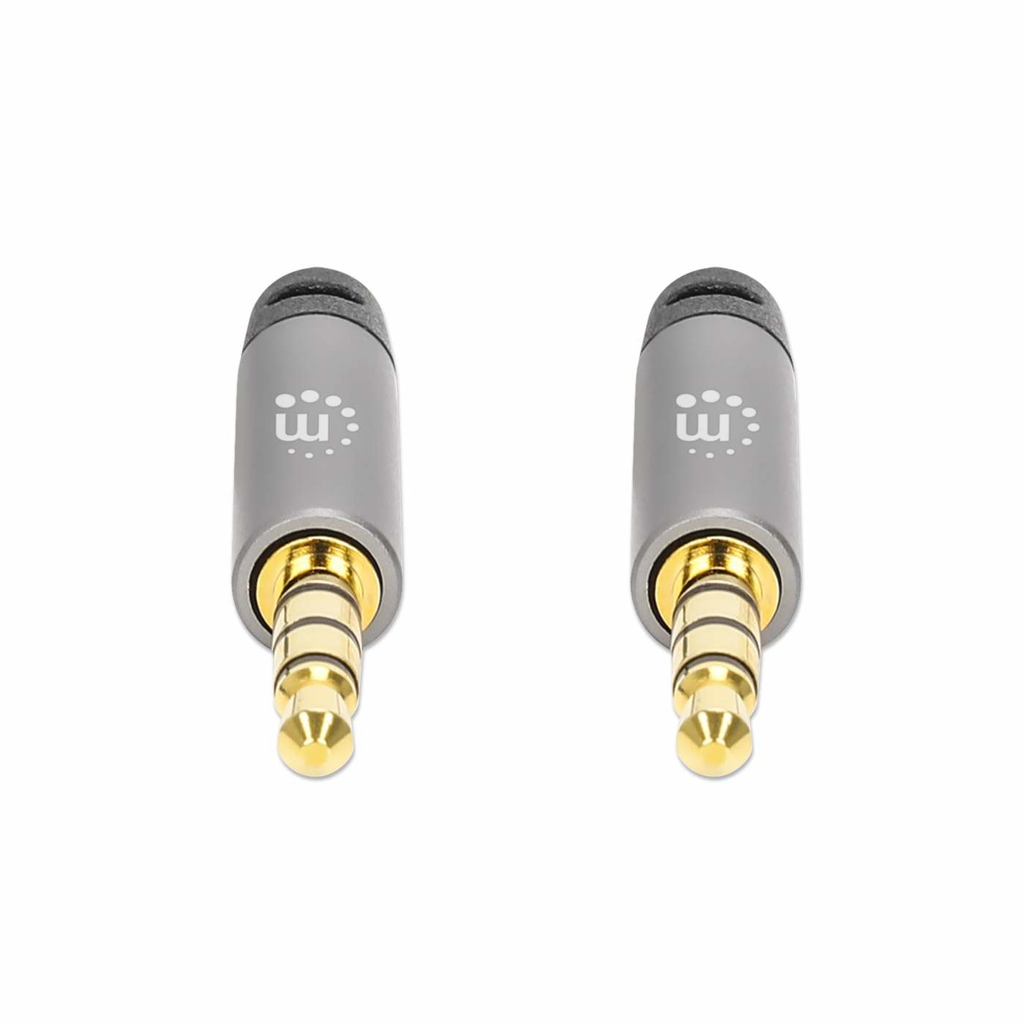 Manhattan Audiokabel Aux 2x 3.5mm Klinke Stecker 3m