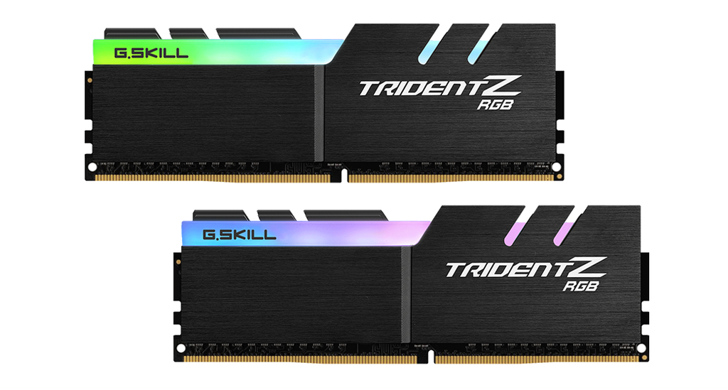 G.Skill Trident Z RGB F4-3600C18D-16GTZR - 16 GB - 2 x 8 GB - DDR4 - 3600 MHz - 288-pin DIMM