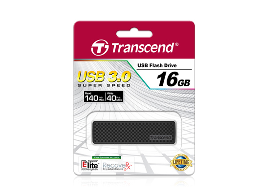 Transcend JetFlash elite 16GB JetFlash 780 - 16 GB - USB Typ-A - 3.2 Gen 1 (3.1 Gen 1) - 400 MB/s - Kappe - Schwarz