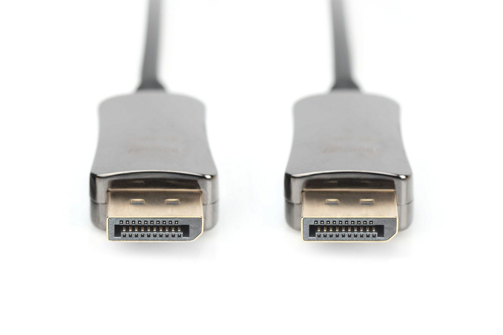 DIGITUS DisplayPort AOC Hybrid Glasfaserkabel, UHD 8K, 15 m