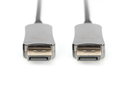 DIGITUS DisplayPort AOC Hybrid Glasfaserkabel, UHD 8K, 15 m