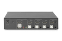 DIGITUS KVM-Switch, 4-Port, Single-Display, 4K, HDMI®