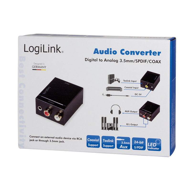 LogiLink CA0101 - Kabel - Audio / Multimedia, Digital / Daten, Telefon Koaxial