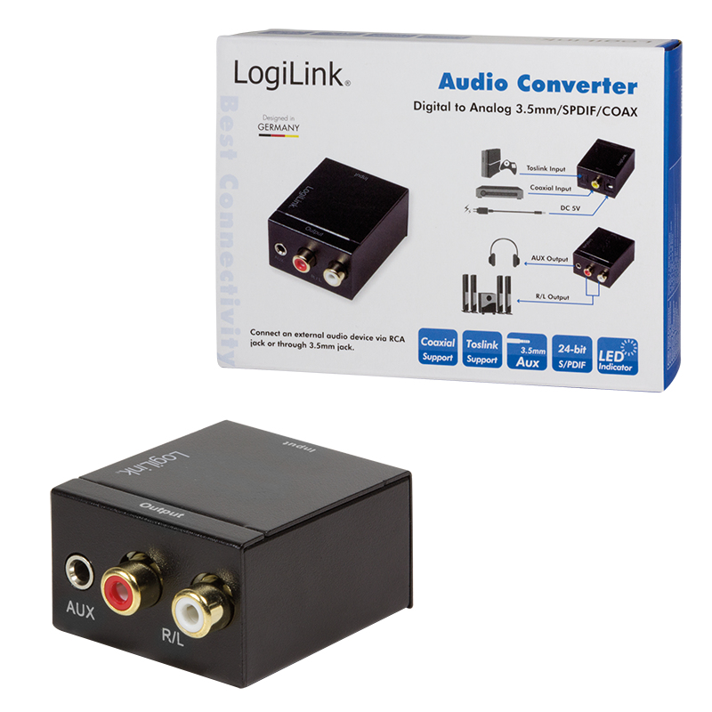 LogiLink CA0101 - Kabel - Audio / Multimedia, Digital / Daten, Telefon Koaxial