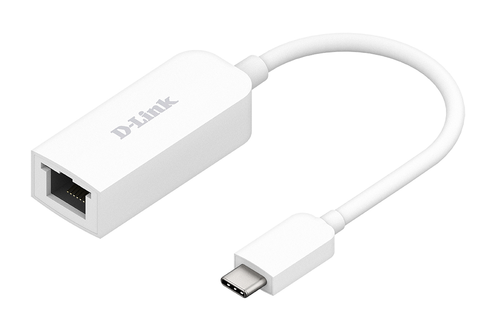 D-Link DUB-E250 - Verkabelt - USB Typ-C - Ethernet - 2500 Mbit/s - Weiß