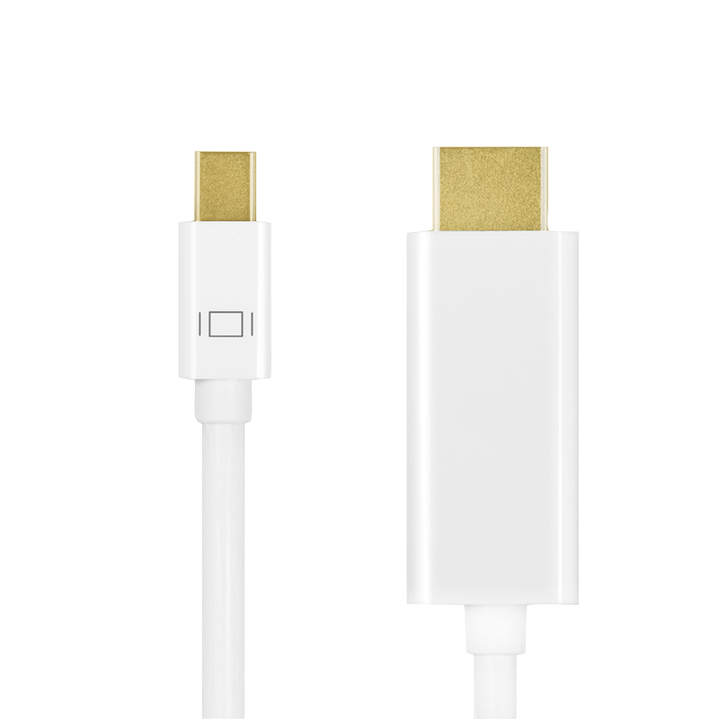 LogiLink CV0125 - 5 m - Mini DisplayPort - HDMI Typ A (Standard) - Männlich - Männlich - Gerade