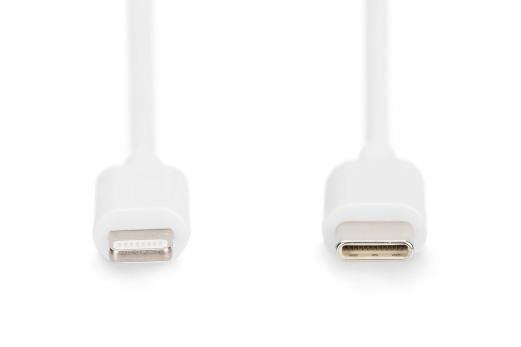 DIGITUS Lightning auf USB - C - Daten-/Ladekabel, MFI-Zertifiziert
